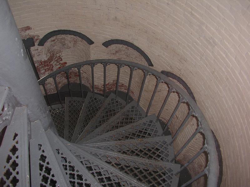 Lighthouse stairs.