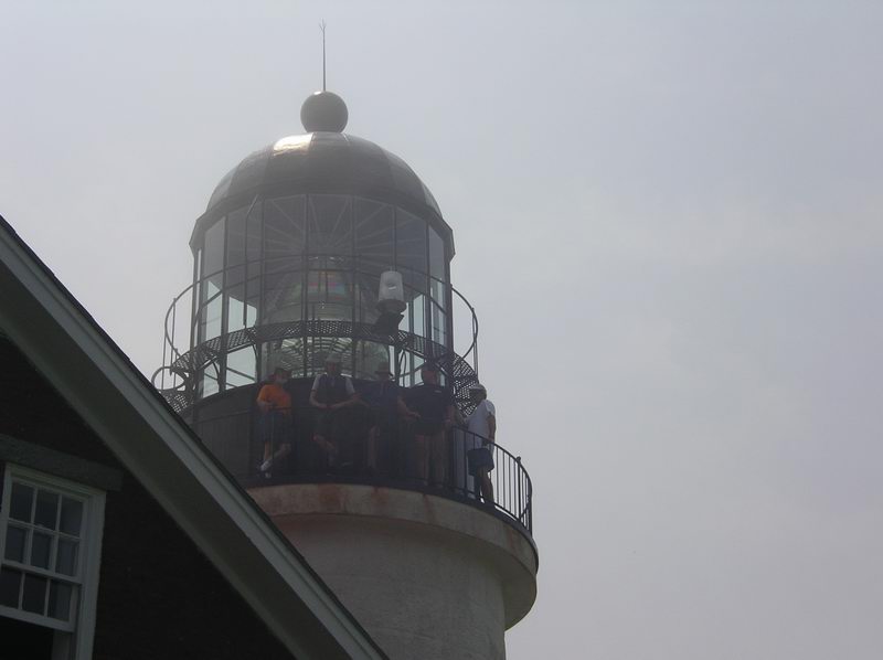 Some of our group on the lighthouse.