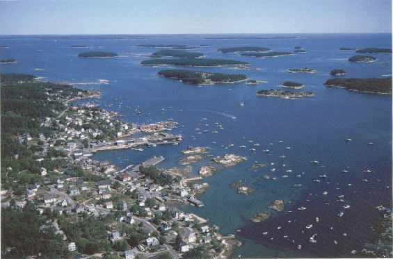 Islands off Stonington, Maine.