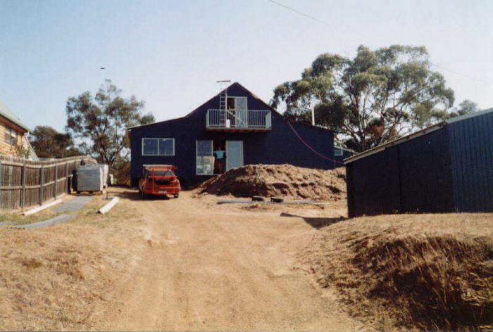 The house almost finished.