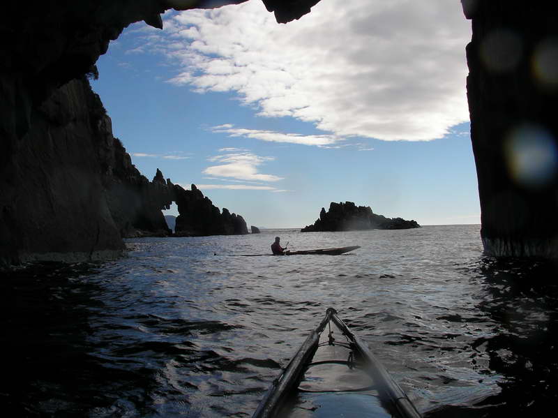 A sea cave on Tasman