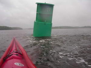 Buoy in Kennebec River